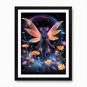 Fairy In The Meadow 4 Art Print