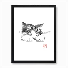 Boudeur Cat Art Print
