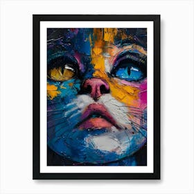 Cat Painting Art Print