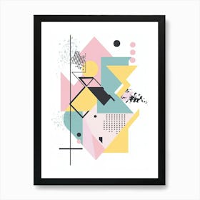 Abstract Geometric Design 1 Art Print