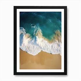 Aerial View Of A Beach 120 Art Print