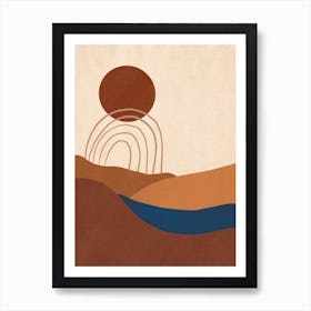 Desert Landscape Art Print