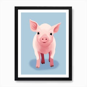 Baby Animal Illustration  Pig 1 Art Print