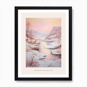 Dreamy Winter National Park Poster  Pribaikalsky National Park Russia 1 Art Print