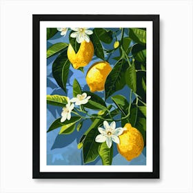 Lemons On A Branch 1 Affiche