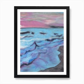 Pastel seascape  Art Print