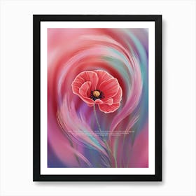 Poppy Flower Art Print