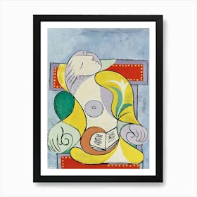 Pablo Picasso La Lecture Art Print