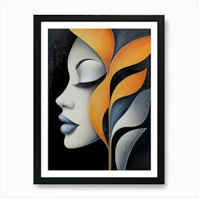 Face of a Woman Art Print