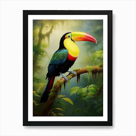 Rainforest Serenade: Toucan Bird Poster Art Print