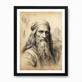 Leonardo Da Vinci Art Print