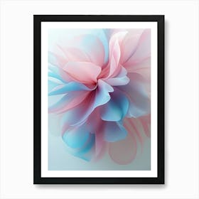 Abstract Flower 3 Art Print