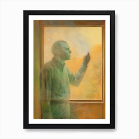 Man In A Window Art Print