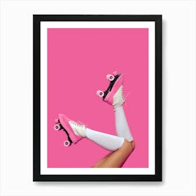 Roller Skater Art Print