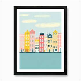 Amsterdam Colourful View 4 Art Print