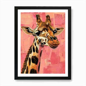 Giraffe Canvas Print 13 Art Print