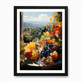 Glass Of Wine Art Print