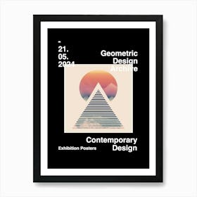 Geometric Design Archive Poster 21 Art Print