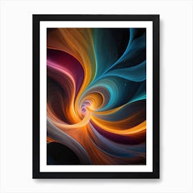 Abstract Swirl Canvas Print Print Art Print