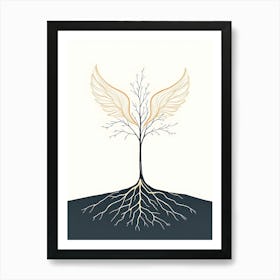 Roots And Wings Art Print