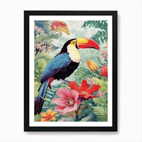 Toucan Majesty: Colorful Bird Art Art Print