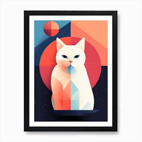 Cat In Space Art Print