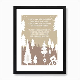 Teddy Bears Picnic Art Print