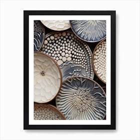 Collection Of Ceramic Plates Art Print