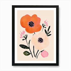 Cute Flowers Art Print