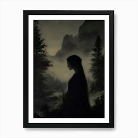 Dark Gothic Gloomy Night Art Print