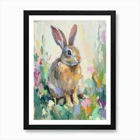 Rhinelander Rabbit Painting 2 Art Print