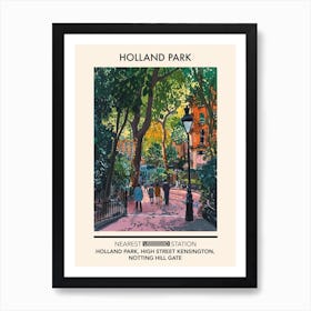 Holland Park London Parks Garden 4 Art Print