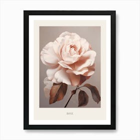 Floral Illustration Rose 1 Poster Art Print