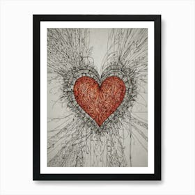 Heart Of Love 14 Art Print