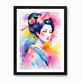 Geisha 73 Art Print