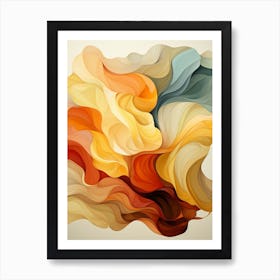 Abstract autumn Art Print