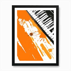 Abstract Piano Painting Art Print