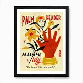 Palm Reader Art Print