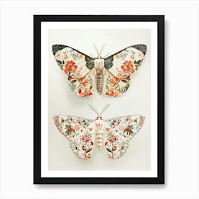 Butterfly Symphony William Morris Style 8 Art Print