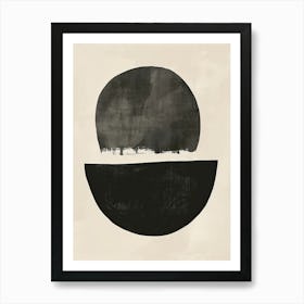 Mexico City Stone Park Bauhaus Minimalist Art Print