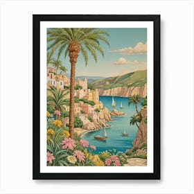 Mediterranean Seascape 1 Art Print