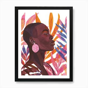 Portrait Of An African Woman 5 Art Print