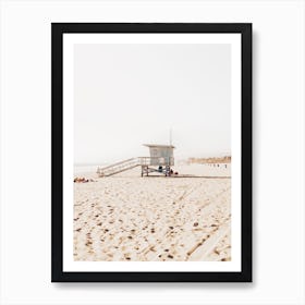 Lifeguard Beach Art Print