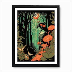 Fairy In The Forest Art Print