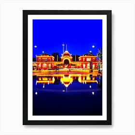 Entrance Gate To Tivoli Gardens Art Print