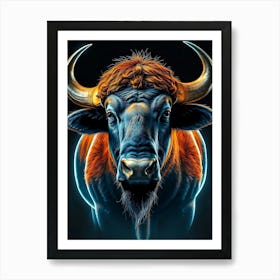 Wild Animal Creative Portrait 26 Art Print