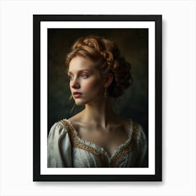 Portrait Of A Young Woman 32 Art Print