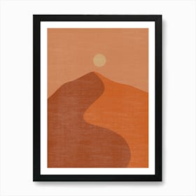 Sunset In The Desert 8 Art Print