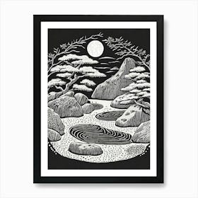 Japanese Landscape Art Print