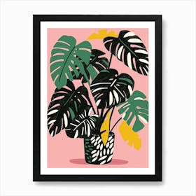 Monstera Plant 7 Art Print